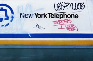 NY Telephone Van, St. Marks Place, 1979